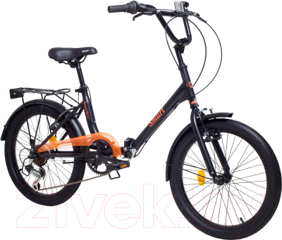 Велосипед AIST Smart 20 2.1 (черный/оранжевый)