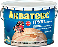 Антисептик для древесины Акватекс Грунт (10л) - 