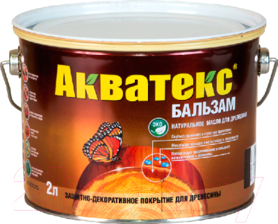 

Масло для древесины Акватекс, Коричневый, 2л