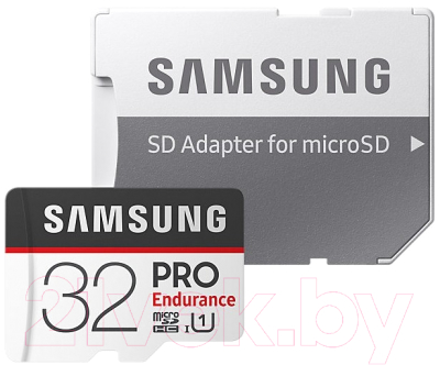 Карта памяти Samsung Pro Endurance microSDHC 32GB + адаптер (MB-MJ32GA)
