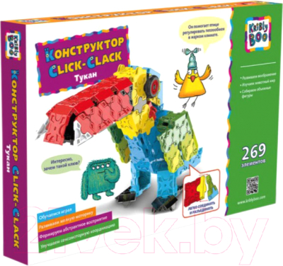 

Конструктор Kribly Boo, Click-Clack Тукан / 67789