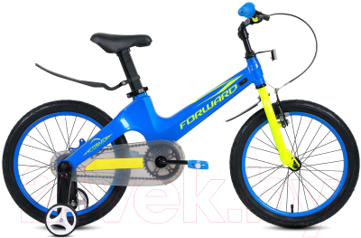 Детский велосипед Forward Cosmo 18 2021 / 1BKW1K7D1004 (синий/желтый)