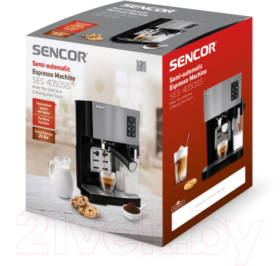 Кофеварка эспрессо Sencor SES 4050SS