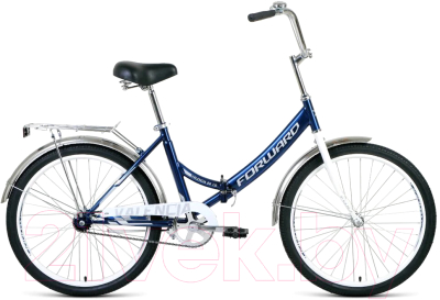 Велосипед Forward Valencia 24 1.0 2021 / RBKW1YF41005 (синий)