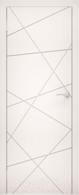 Дверь межкомнатная Юни Эмаль ПГ 13 80x200 (белый)