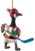 

Елочная игрушка, Decor Пингвин-хоккеист / 50994