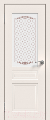 Дверь межкомнатная Юни Эмаль ПО 01 60x200 (белый)
