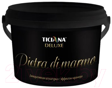 Штукатурка готовая декоративная Ticiana Deluxe Pietra Di Marmo под мрамор (900мл)