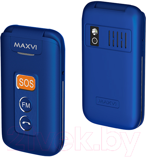 Мобильный телефон Maxvi E5 (синий)