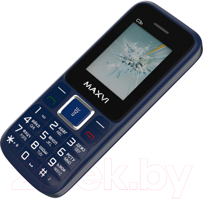 Мобильный телефон Maxvi С 3n (маренго)