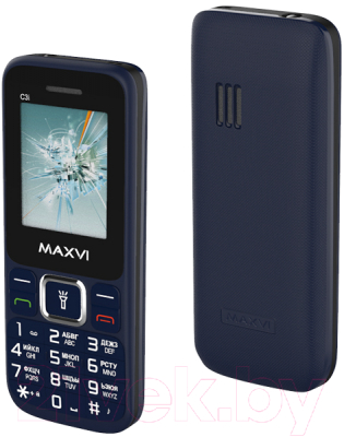 Мобильный телефон Maxvi C 3i (маренго)