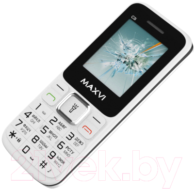 Мобильный телефон Maxvi С 3i (белый)