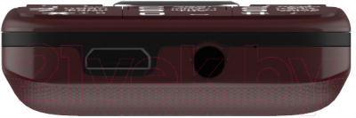 Мобильный телефон Maxvi C 3i (винный красный)