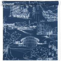 

Рулонная штора АС МАРТ, Город 61x200