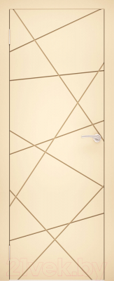 Дверь межкомнатная Юни Эмаль ПГ 13 80x200 (ваниль)