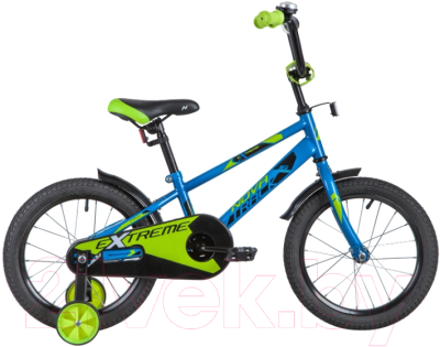 Novatrack Extreme 163EXTREME.BL21 Детский велосипед четырехколесный ...