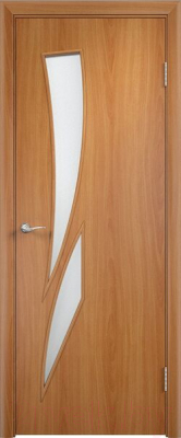 Дверь межкомнатная Тип-С С2 ДО 60x200 L (миланский орех)