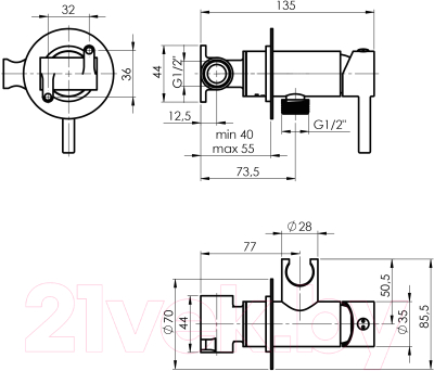 Смеситель Rubineta Ultra 625121