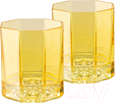 Набор стаканов Versace Versace Medusa Lumiere Rhapsody / 20665-321508-48870 (2шт, желтый)