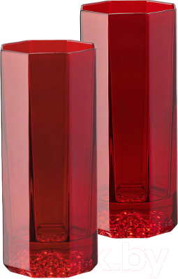 Набор стаканов Versace Versace Medusa Lumiere Rhapsody / 20665-321507-48874 (2шт, красный)
