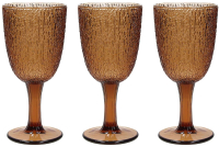 Набор бокалов Tognana Glass Ambra / N3585J80AMB (3шт, коричневый) - 