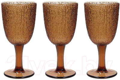 Набор бокалов Tognana Glass Ambra / N3585J80AMB (3шт, коричневый)