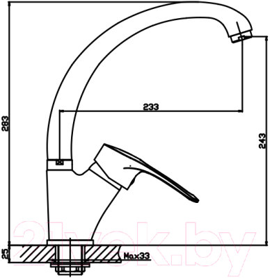 Смеситель Mixxus Hansberg 777 / MX0040