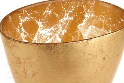 Изображение товара Ваза Greggio Dogale Sole E Luna Foglia Oro Golden Leaf / 51310227 (золото)