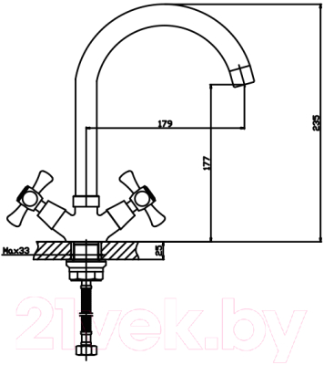 Смеситель Mixxus Smes 275 / MX0071