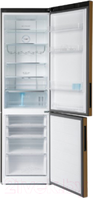 Холодильник с морозильником Haier C2F737CLBG