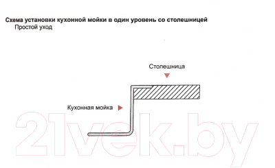 Купить Мойка кухонная Gerhans K34444 в Могилеве