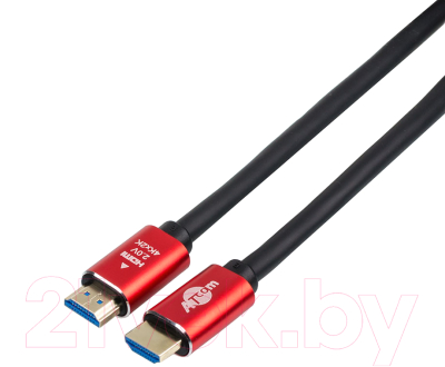 Кабель ATcom AT5946 HDMI VER 2.0 (20м, Red/Gold)
