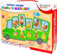 

Развивающая игра РЫЖИЙ КОТ, Автобус знаний. Мамы и малыши / ИН-7638