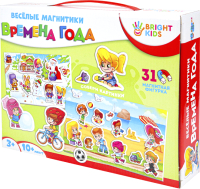 

Развивающая игра РЫЖИЙ КОТ, Веселые магнитики. Времена года / ИН-7611