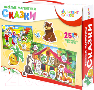 

Развивающая игра РЫЖИЙ КОТ, Веселые магнитики. Сказки / ИН-7613