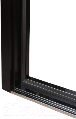 Входная дверь Промет Винтер-100 дуб беленый/антик медь (88x206, правая)