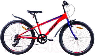 Велосипед AIST Rocky Junior 1.0 2021 (24, красный)