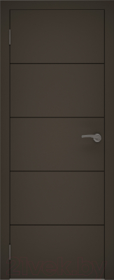 Дверь межкомнатная Юни Эмаль ПГ 11 70x200 (графит)
