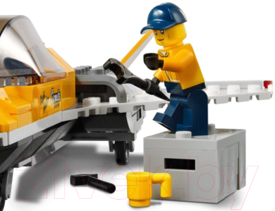 Конструктор Lego City Транспортировка самолета на авиашоу / 60289
