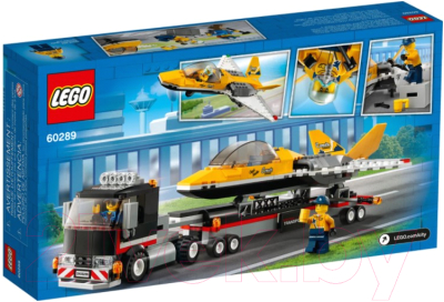 Конструктор Lego City Транспортировка самолета на авиашоу / 60289