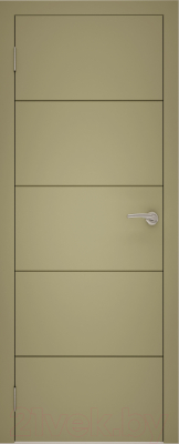 Дверь межкомнатная Юни Эмаль ПГ 11 60x200 (капучино)