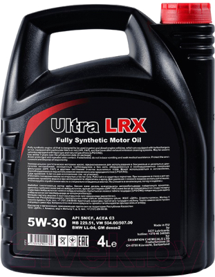 Моторное масло Chempioil Ultra LRX 5W30 SN/CF (4л)