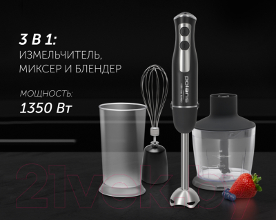 Изображение товара Блендер погружной Polaris PHB 1397 (черный)