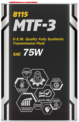 Трансмиссионное масло Mannol MTF-3 OEM 75W GL-4 / MN8115-1ME (1л)
