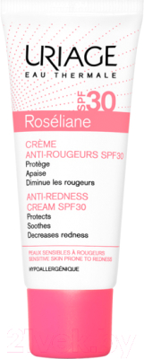 Крем для лица Uriage Roseliane Creme Anti-Rougeurs Spf30 против покраснений (40мл)