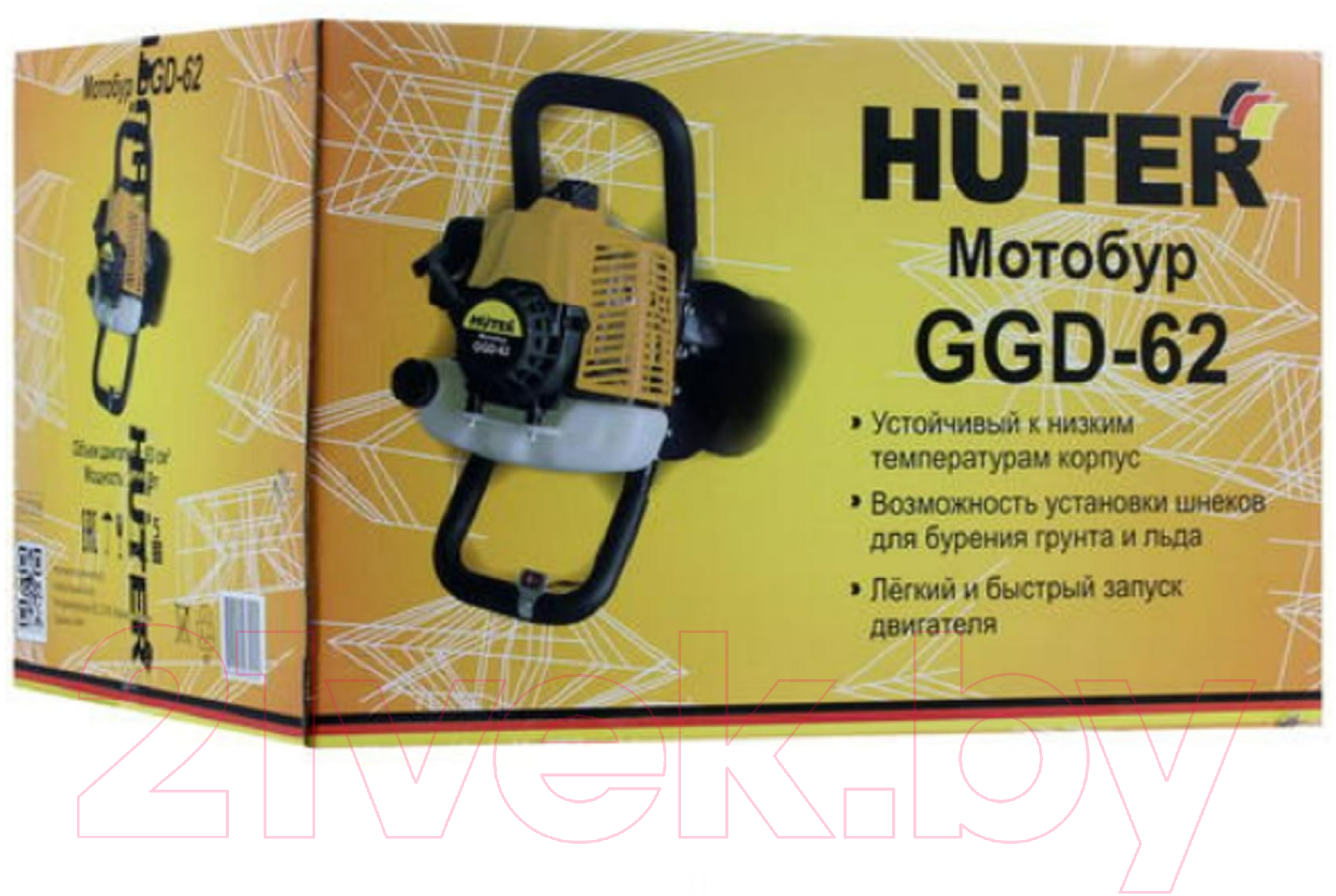 Мотобур земляной Huter GGD-62 (70/13/18)