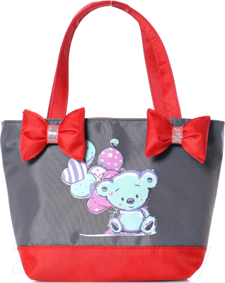 Детская сумка Galanteya 49918 / 9с861к45 (светло-серый/красный)