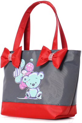 Детская сумка Galanteya 49918 / 9с861к45 (светло-серый/красный)