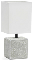 Прикроватная лампа Лючия Пьемонт 505 (серо-белый/белый) - 