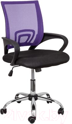 Кресло офисное Седия Ricci Chrome (фиолетовый/черный)